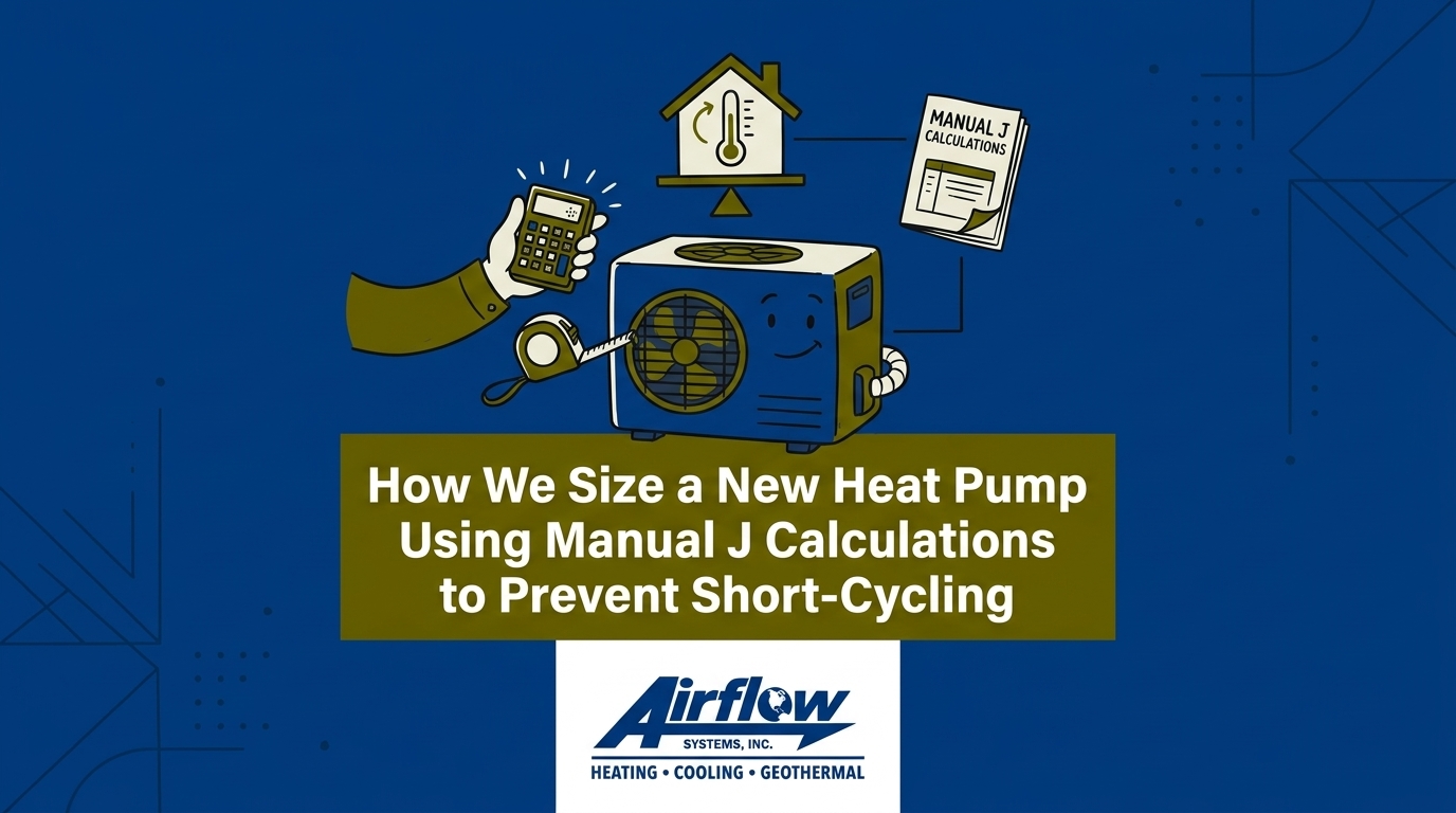 How We Size a New Heat Pump Using Manual J Calculations to Prevent Short-Cycling — featured image