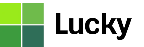 Lucky Services Logo with black text.