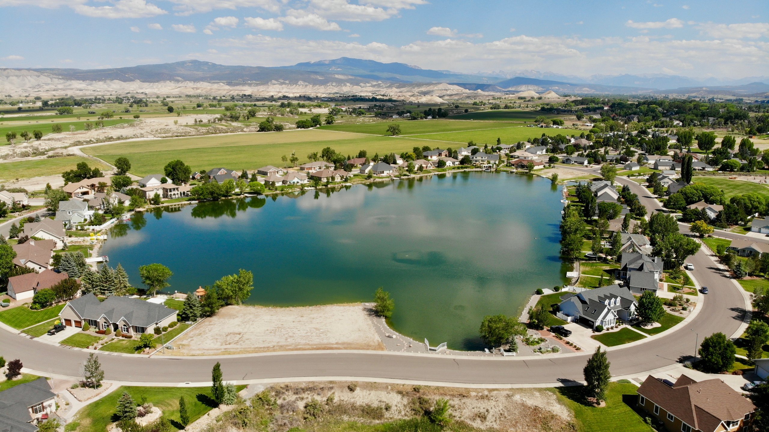 Aerial view of Montrose, Colorado — Lucky Services provides trusted home cleaning, delivery, and property care for local homeowners and rentals.