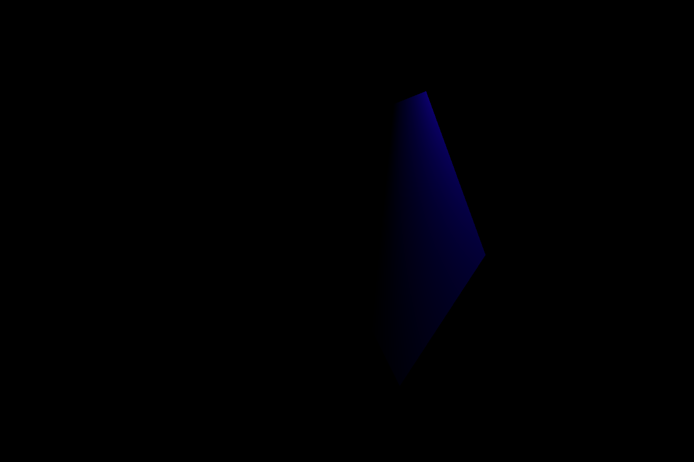 3D cube in cinematic dark lightning environment