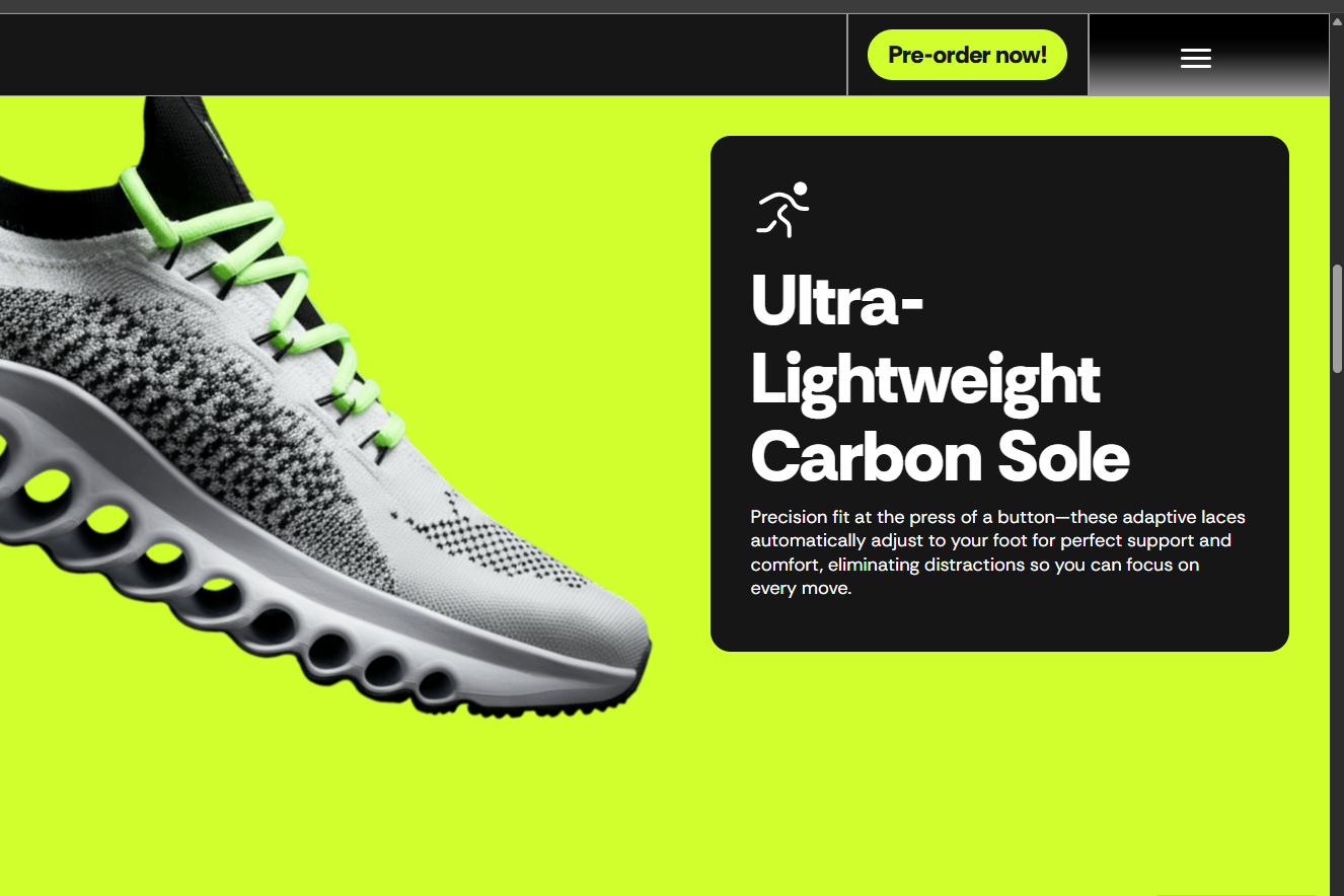 sport shoe ecommerce