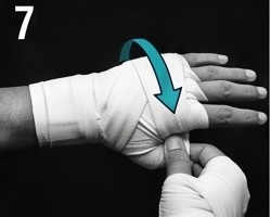 An extra pass across the knuckles