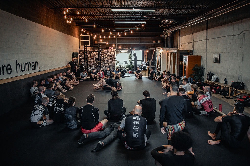 academia bjj warm room