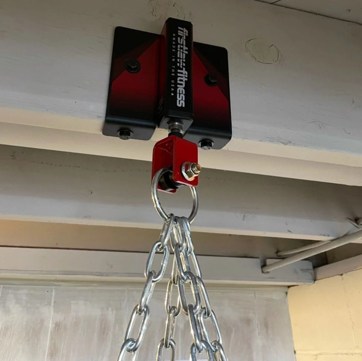 FirstLaw Fitness joist-mount heavy bag mount