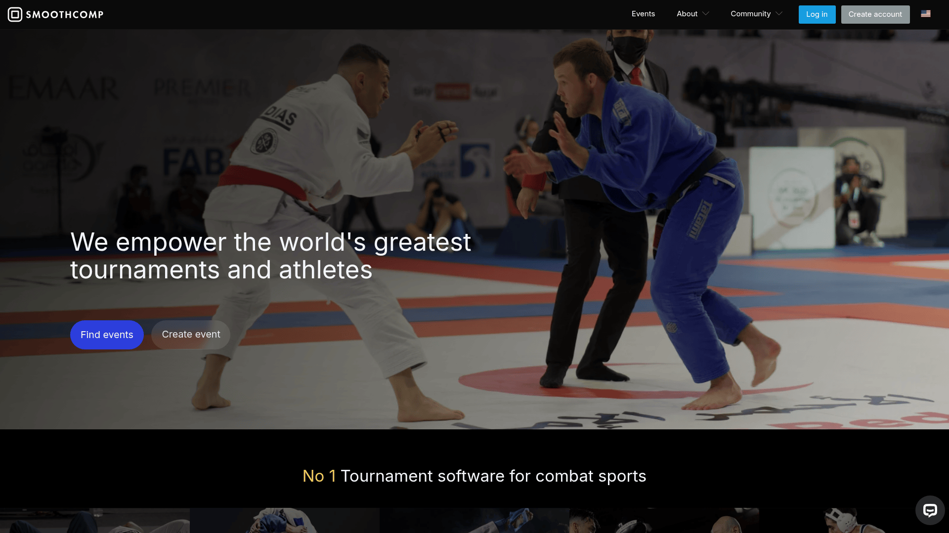 Smoothcomp homepage