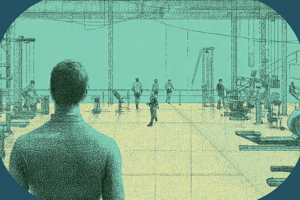 A gym owner facing the common challenges of running a fitness business