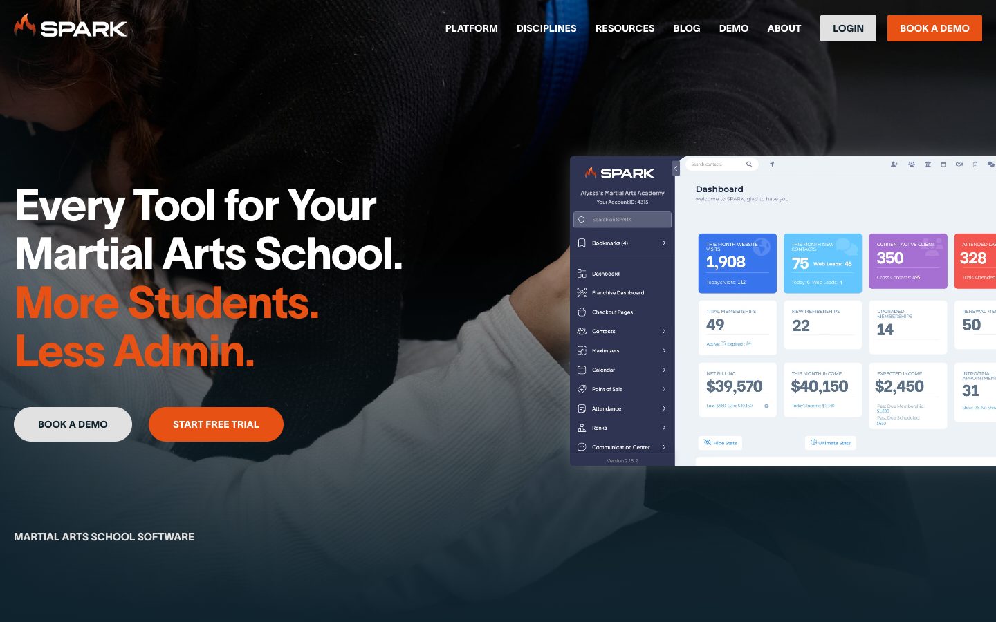 Spark Membership homepage, October 2026