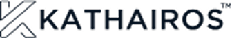 KATHAIROS brand logo with stylized letter K.