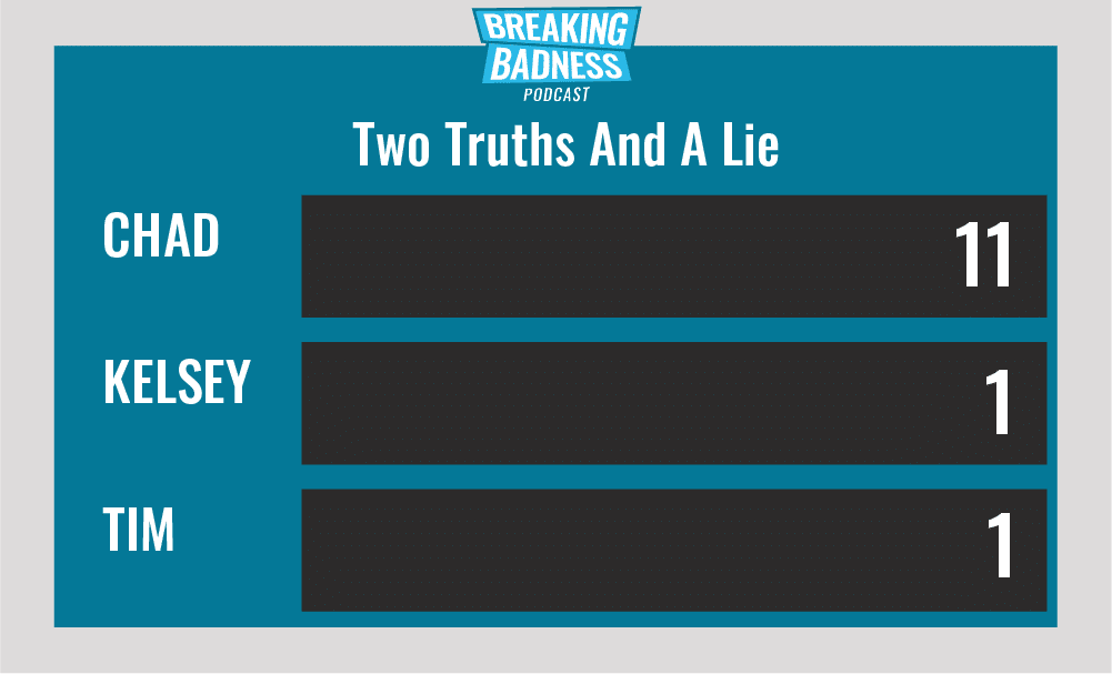 Breaking Badness Two Truths and a Lie