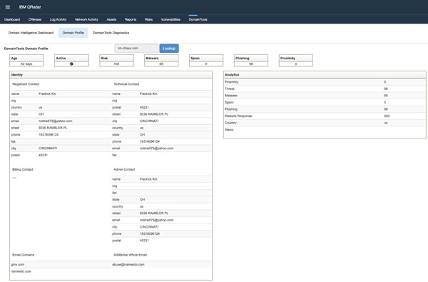 Domain Profile Screenshot 1