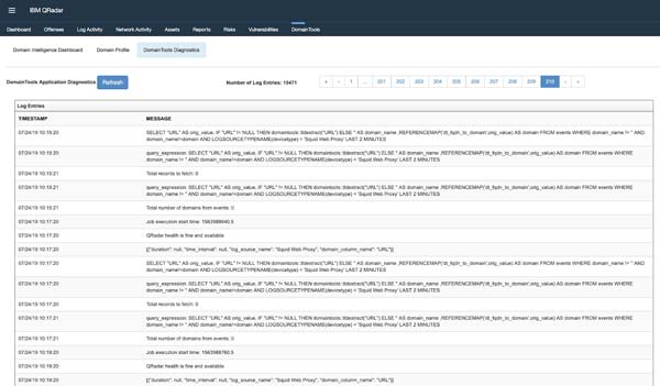 Diagnostic Screenshot
