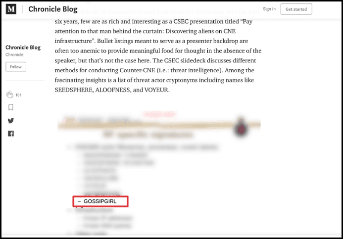 Cache 22 Image 7- Chronicle 