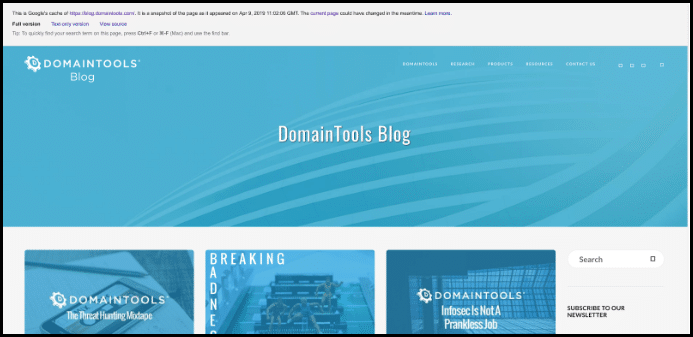Cache 22 Image 6- DT Blog Screenshot