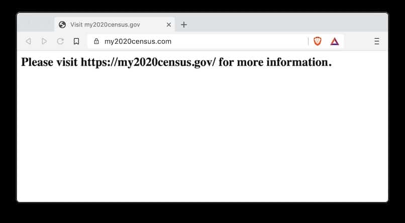 Simple site redirecting visitors to the official site