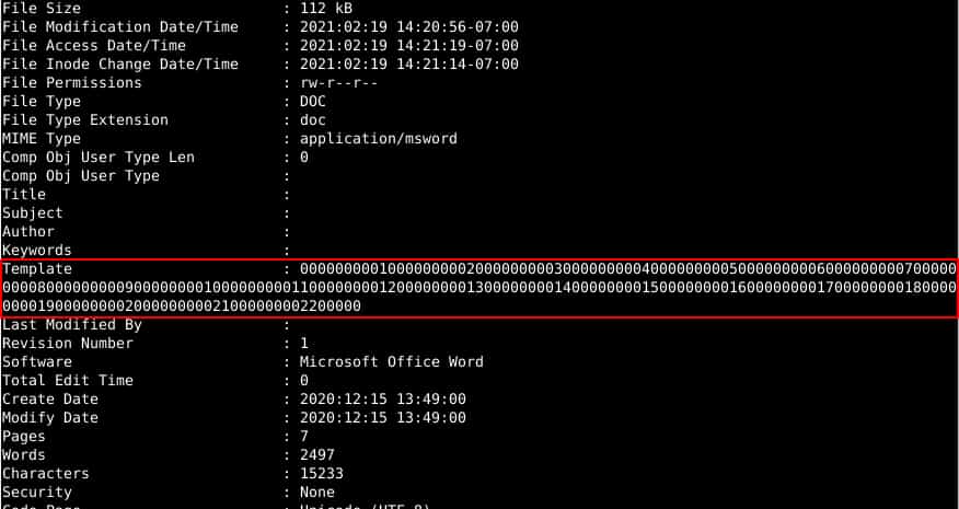 All of the documents feature the same template string documented in DomainTools’ previous report.
