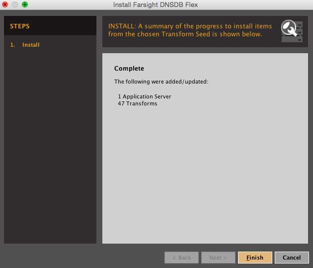 Successful Installation