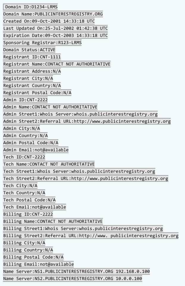 Lean or thin records provide a more limited result set from the registry.