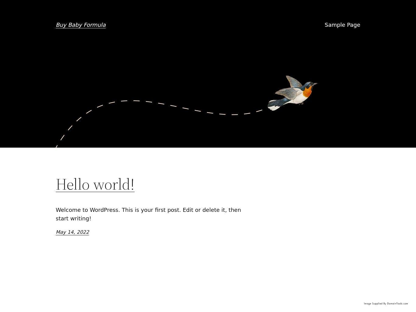 DomainTools screenshot of buybabyformula[.]us on May 13th, 2022