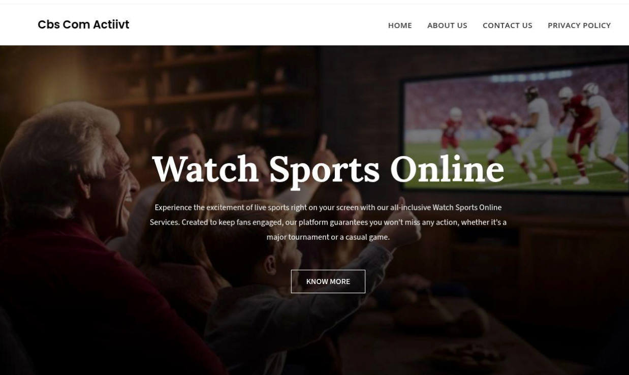 A family sits on a couch cheering for a live football game streamed on a large TV. The screen also highlights a sports website offering live sports viewing, featuring tips like using the DomainTools Feed API in Splunk for real-time updates.
