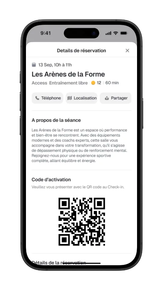 Health app circular progress chart with steps and calories burned.
