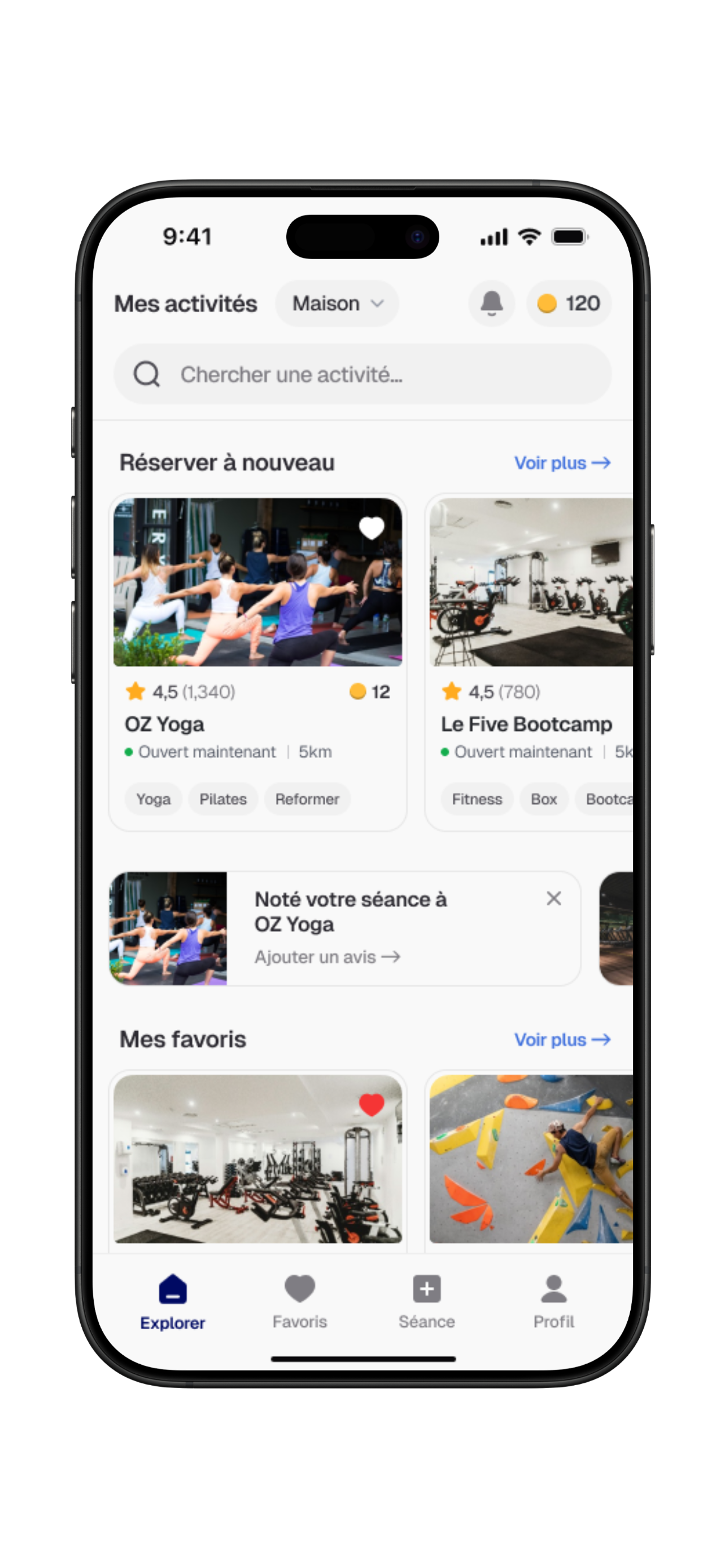 Application WellPass avec accès à des salles de sport et activités bien-être pour les salariés