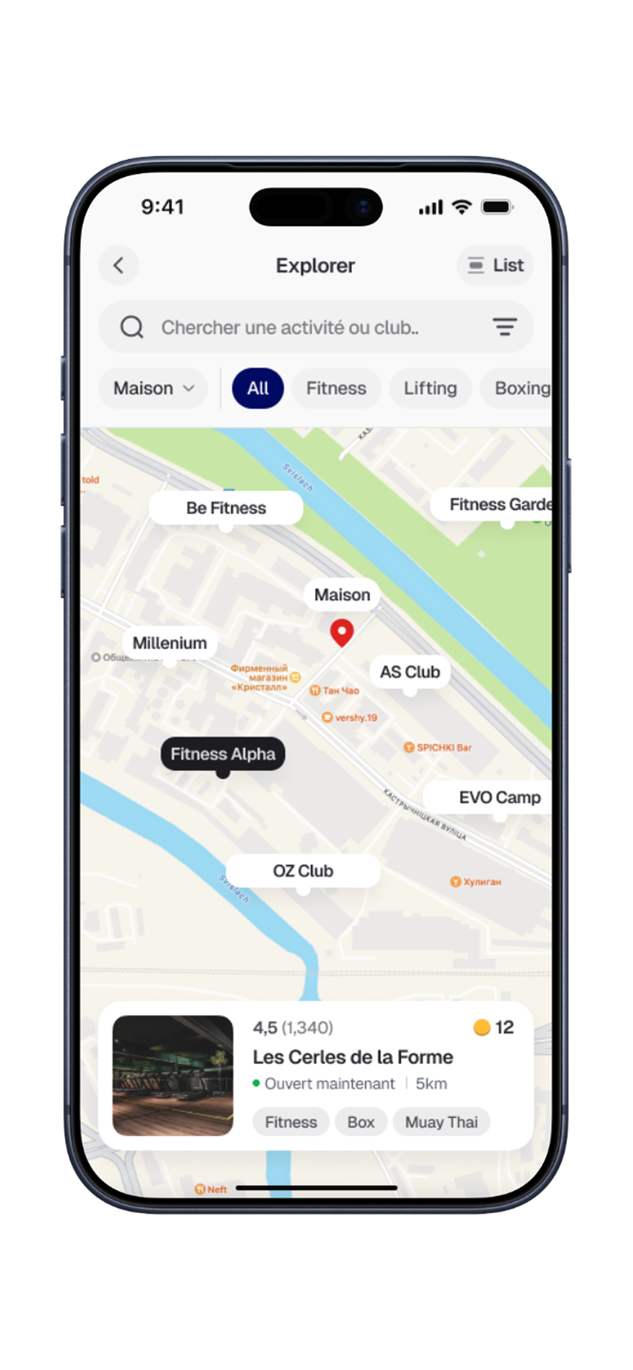 Application WellPass avec accès à des salles de sport et activités bien-être pour les salariés