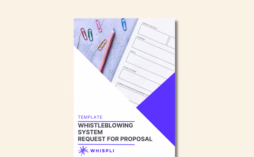 Whispli RFP template