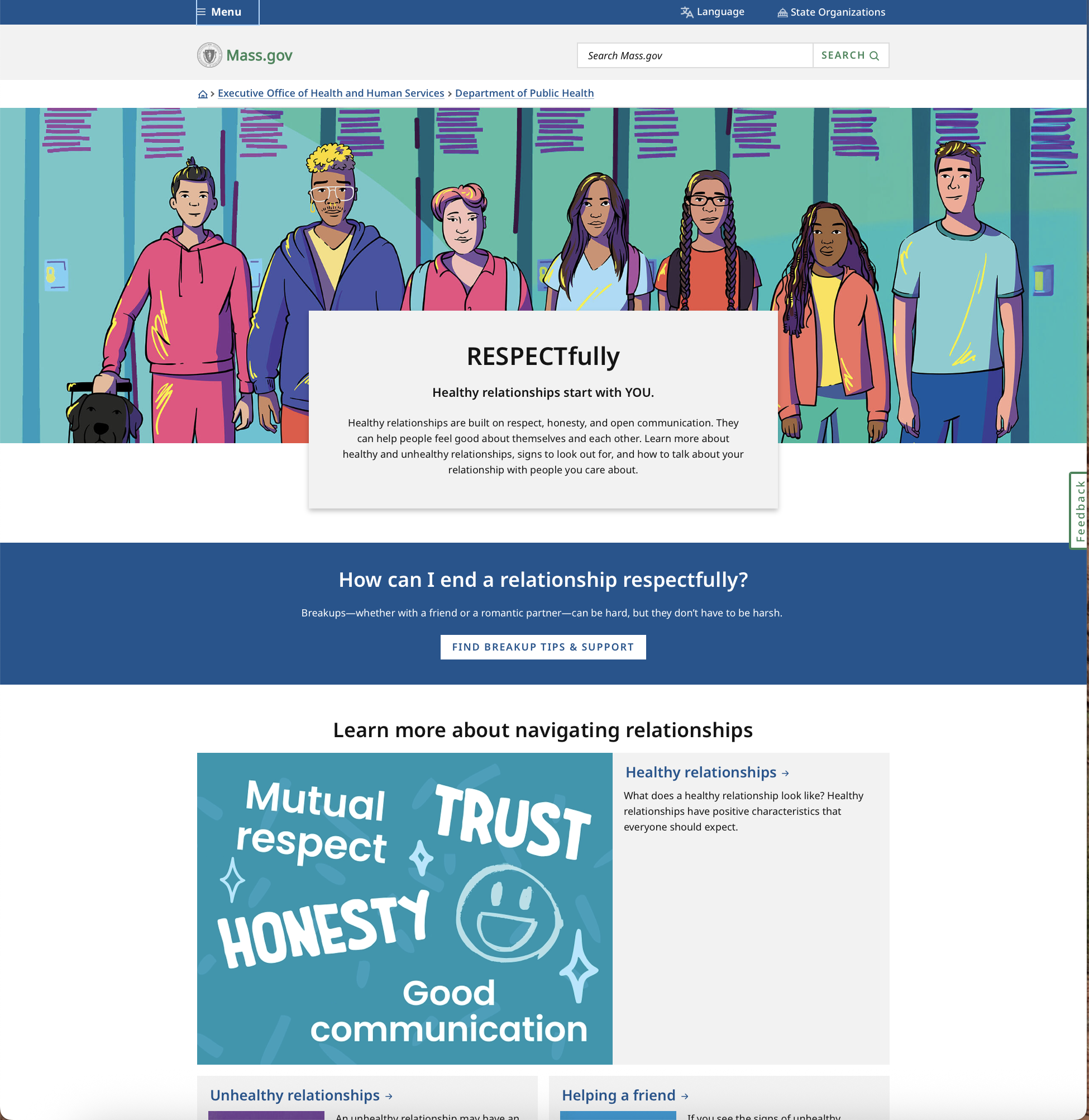Link to mass.gov/respectfully website