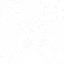 White icon of a screwdriver crossed with a wrench on a transparent background.