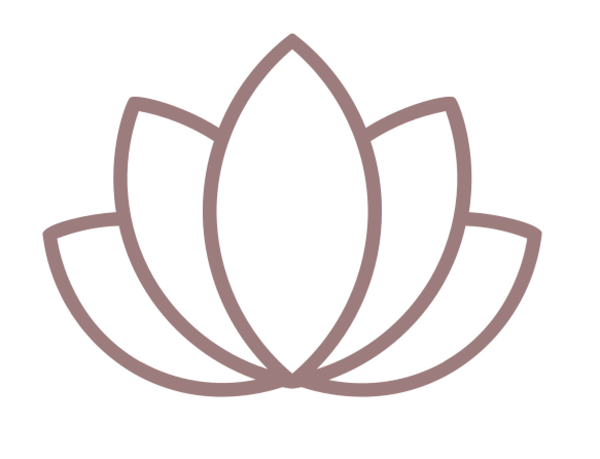 White and purple lotus flower with green and large leaves on a white background.