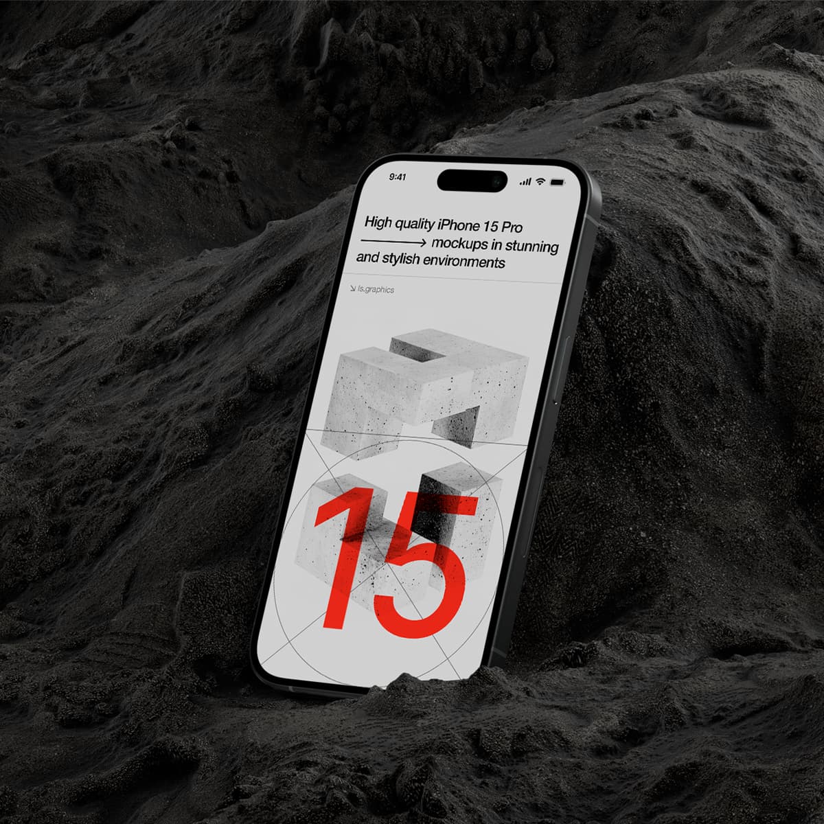 A mobile on modern background.