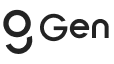 Gen logo text in stylized font.