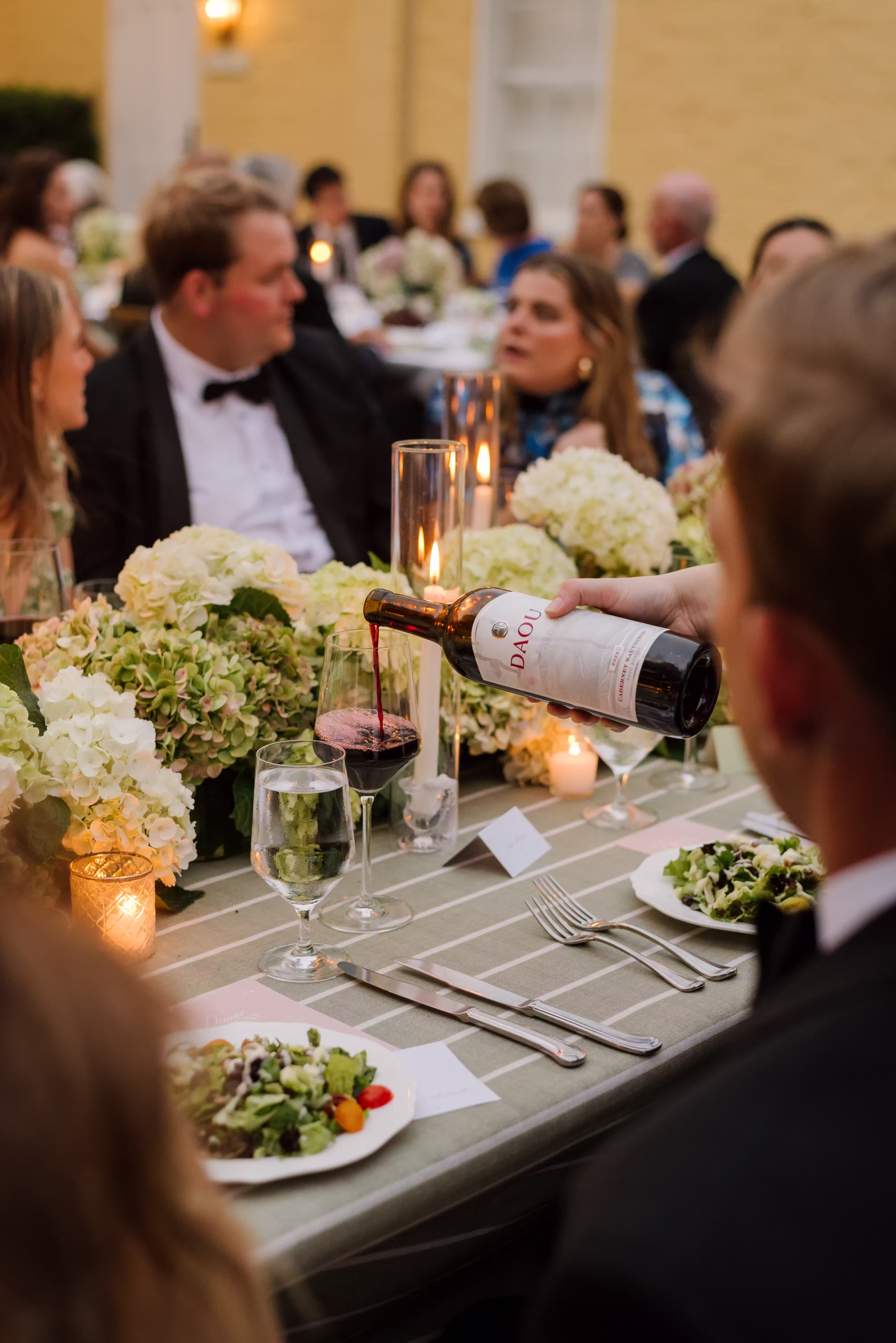 wedding reception florals