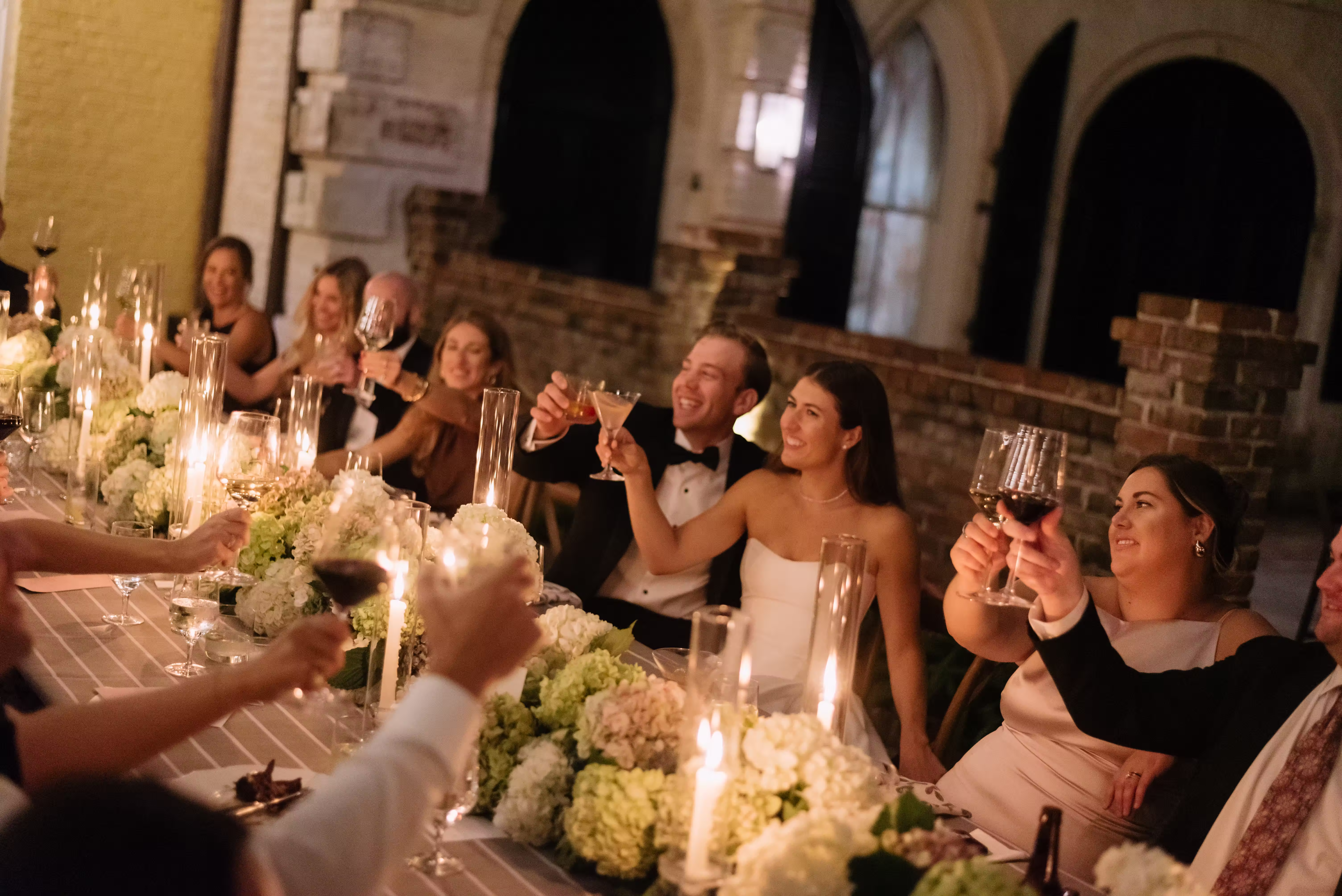 wedding reception florals