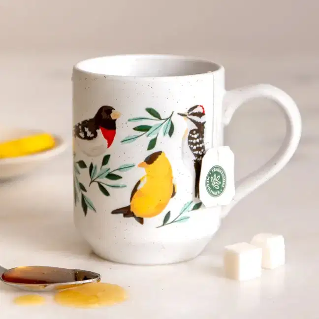 Feathered Friends Bird Mug