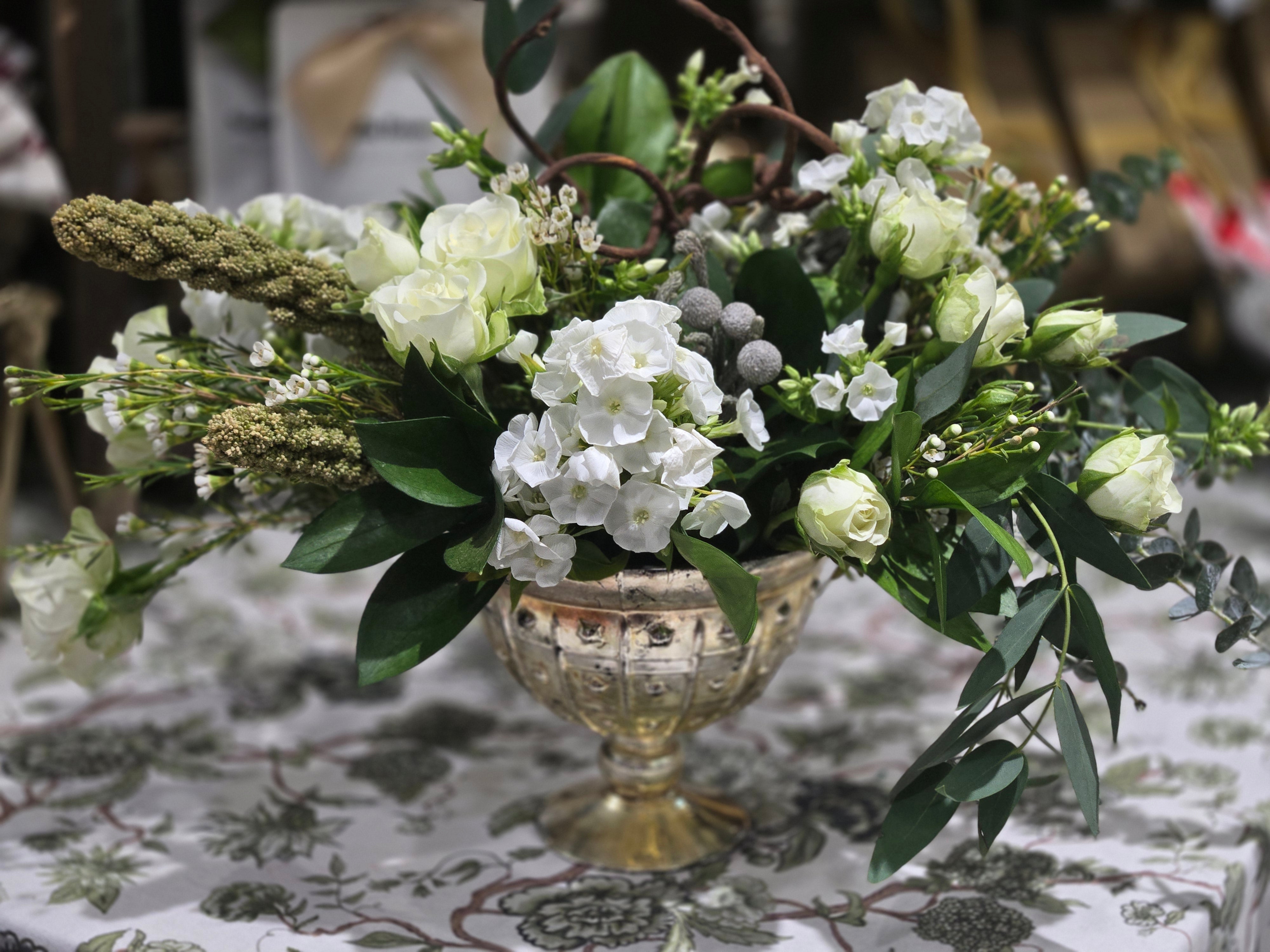 Lowcountry Christmas: A Coastal Flower Arrangement