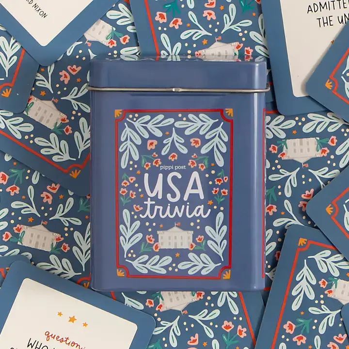USA Trivia Deck of Cards