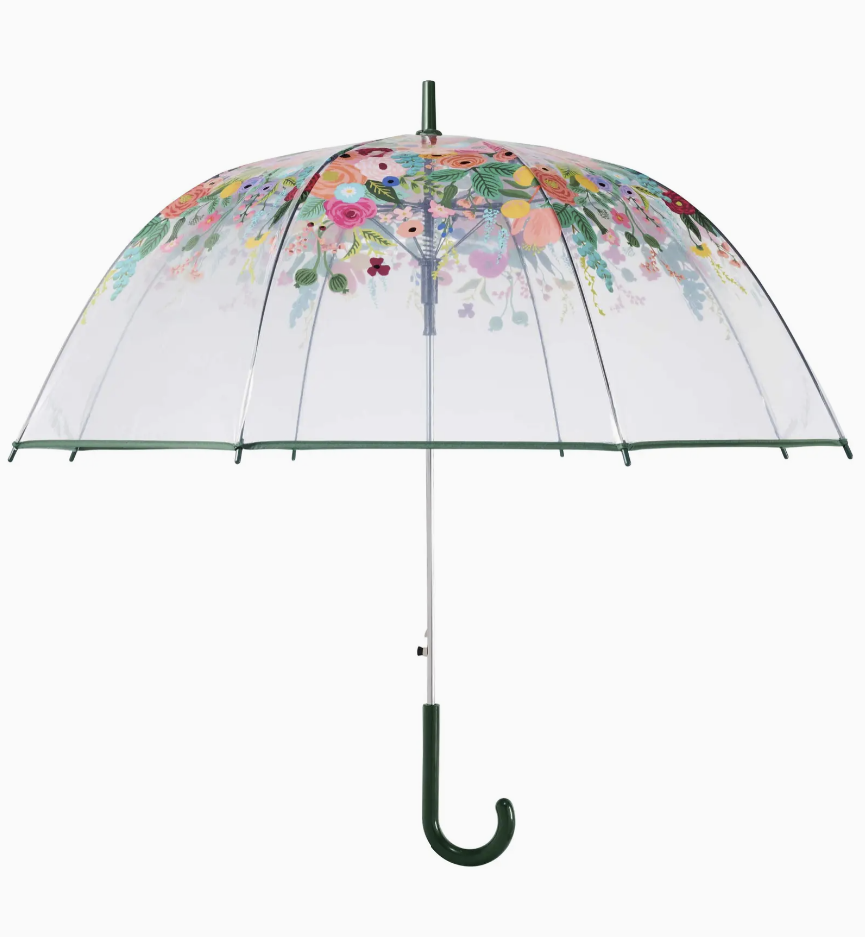 Garden Party Clear Umbrella