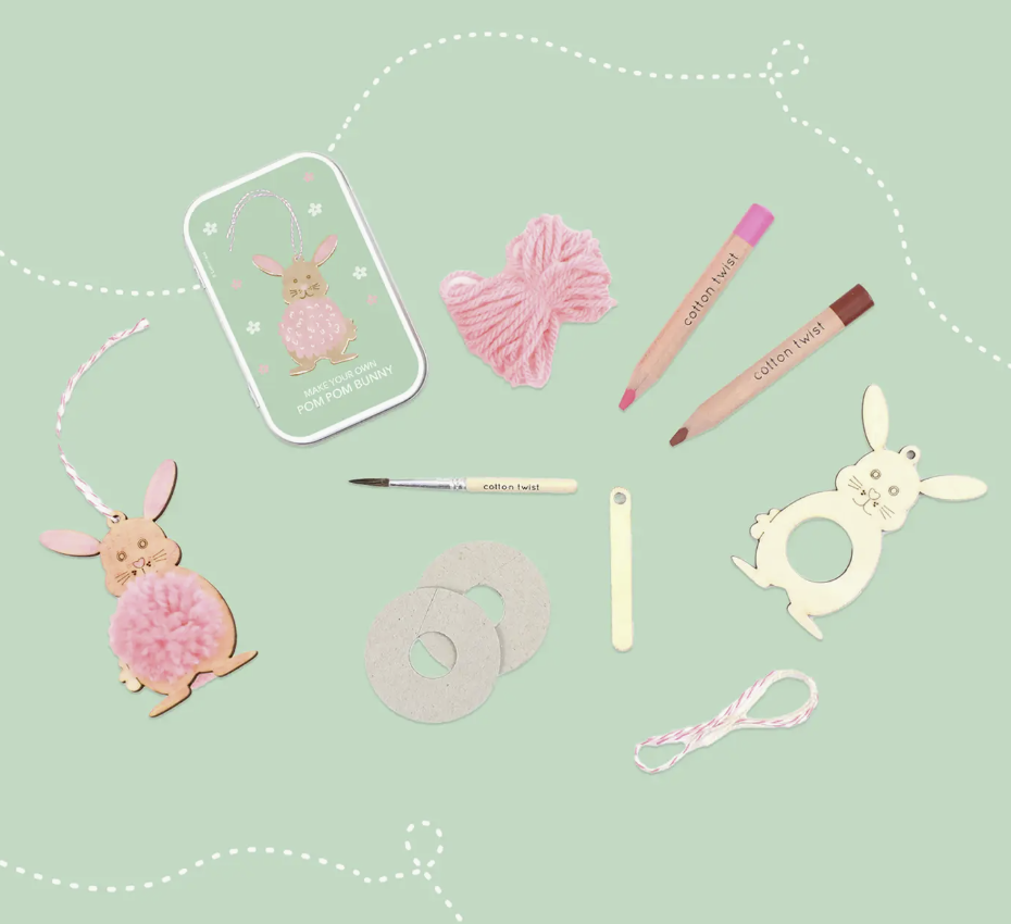 Make Your Own Pom Pom Bunny