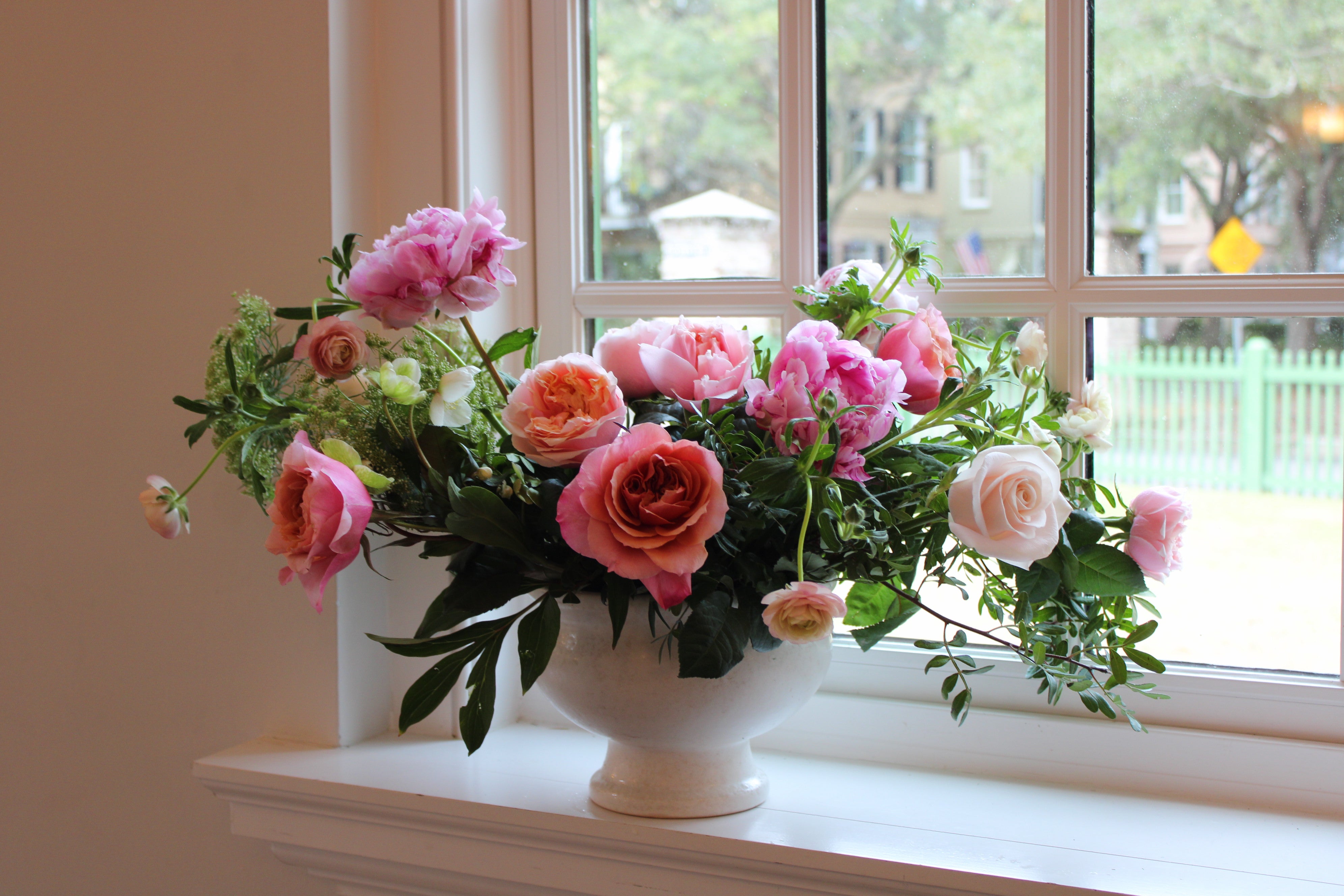 The Storyteller - A Pink & Green Flower Arrangement For Mother's Day ($175.00 - $275.00)
