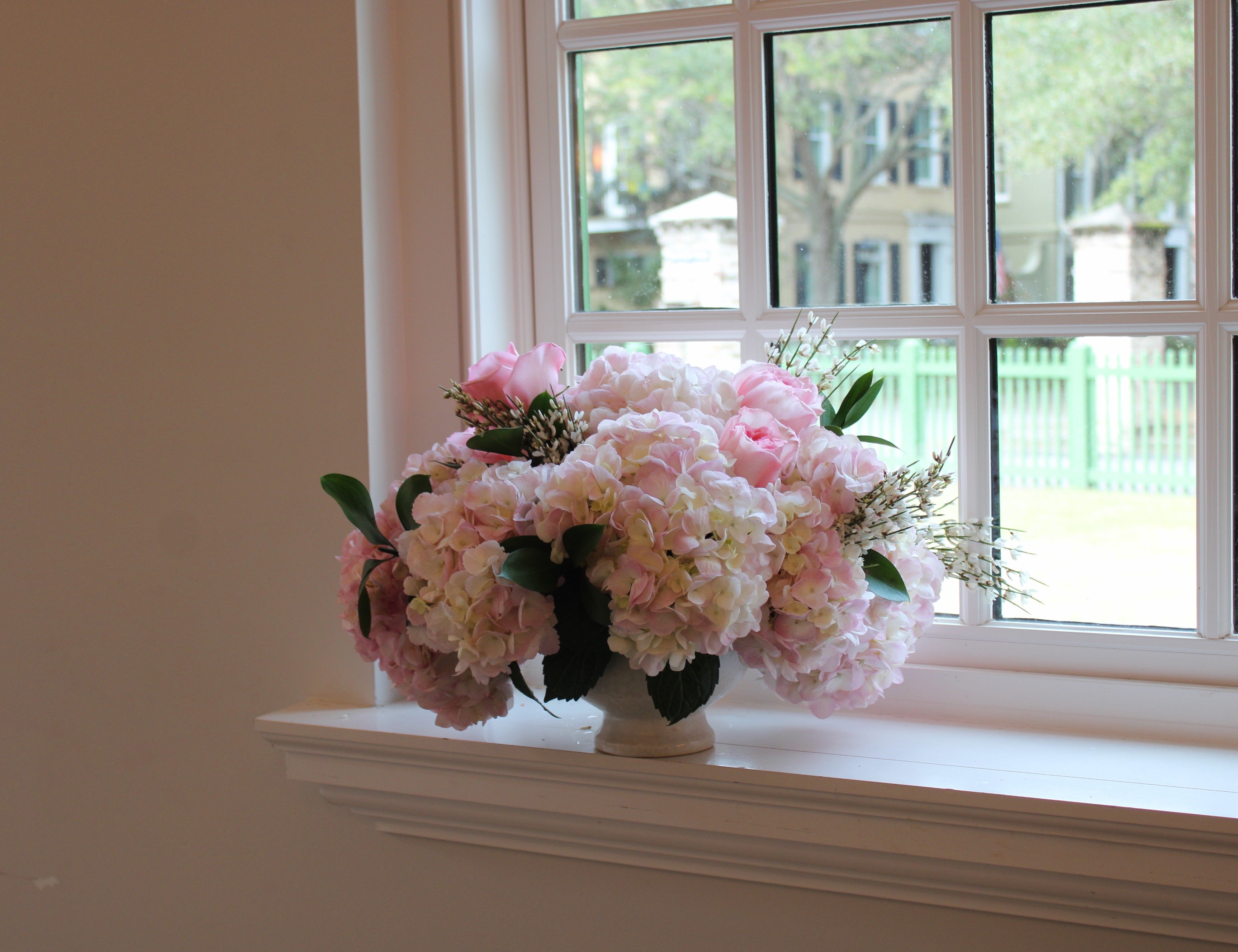 The Heart Keeper - A Hydrangea Arrangement For Mom