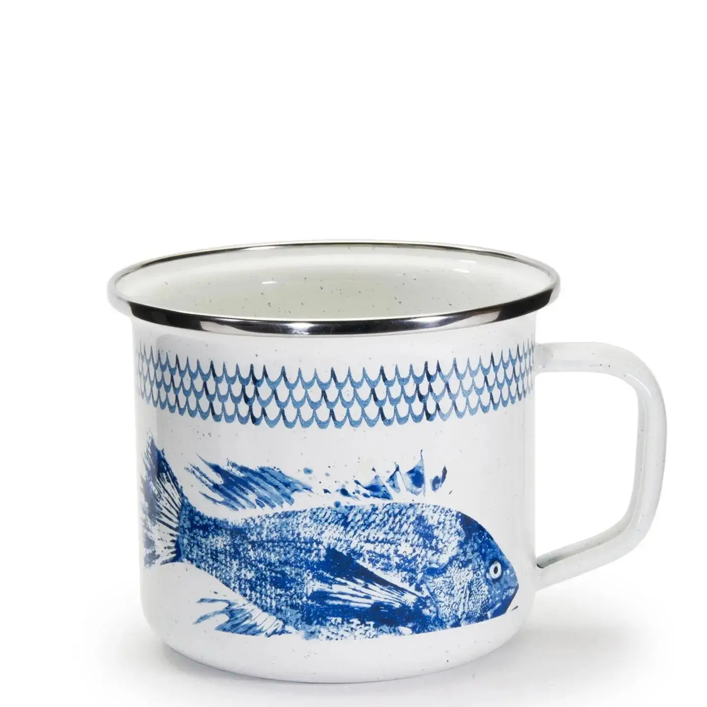 Enamelware Fish Camp Grande Mug
