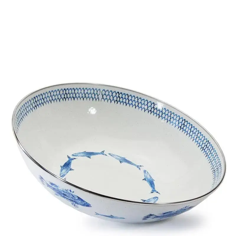 Fish Camp Enamelware Catering Bowl