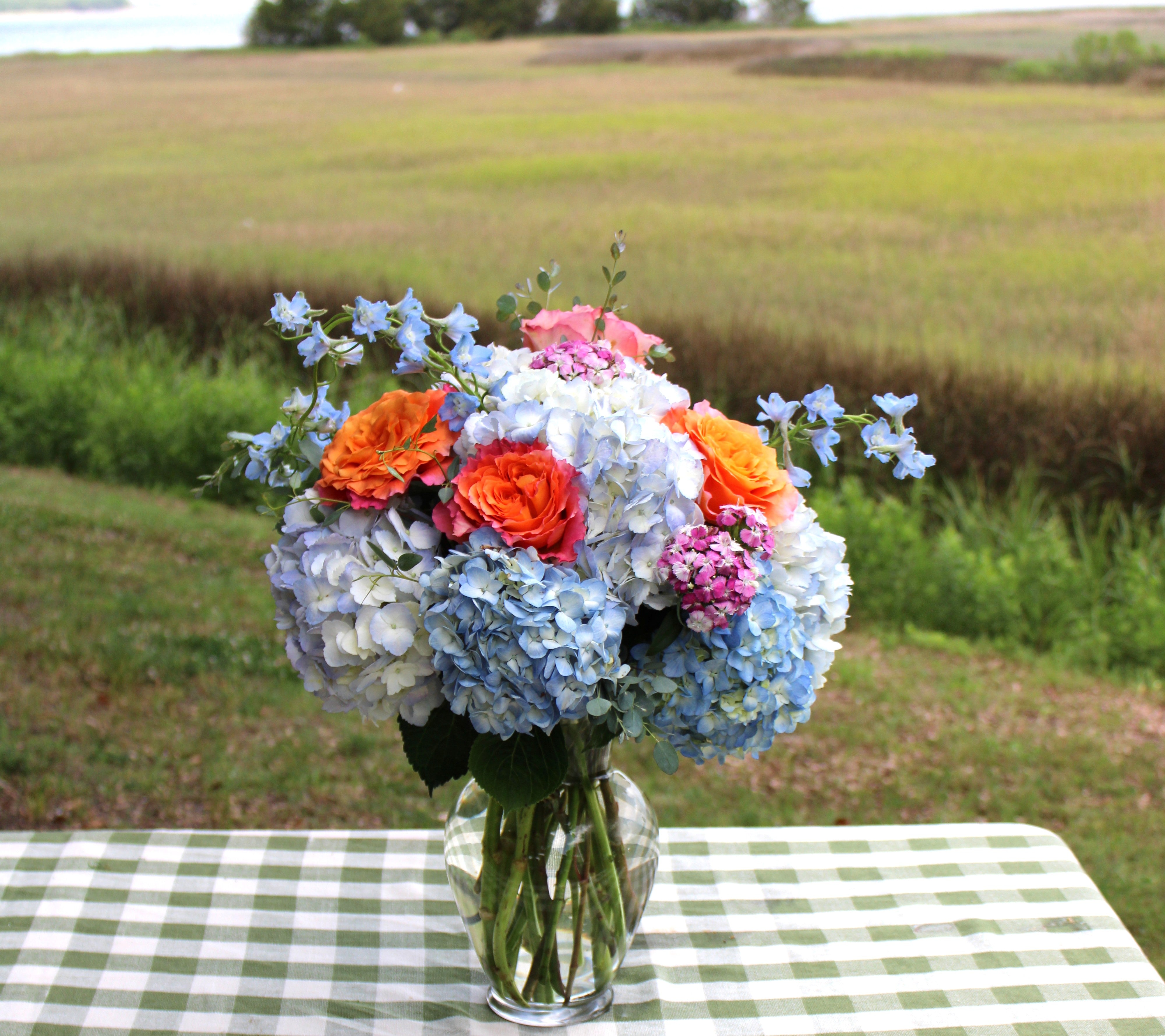 The Declaration - A Patriotic Summer Floral Arrangement