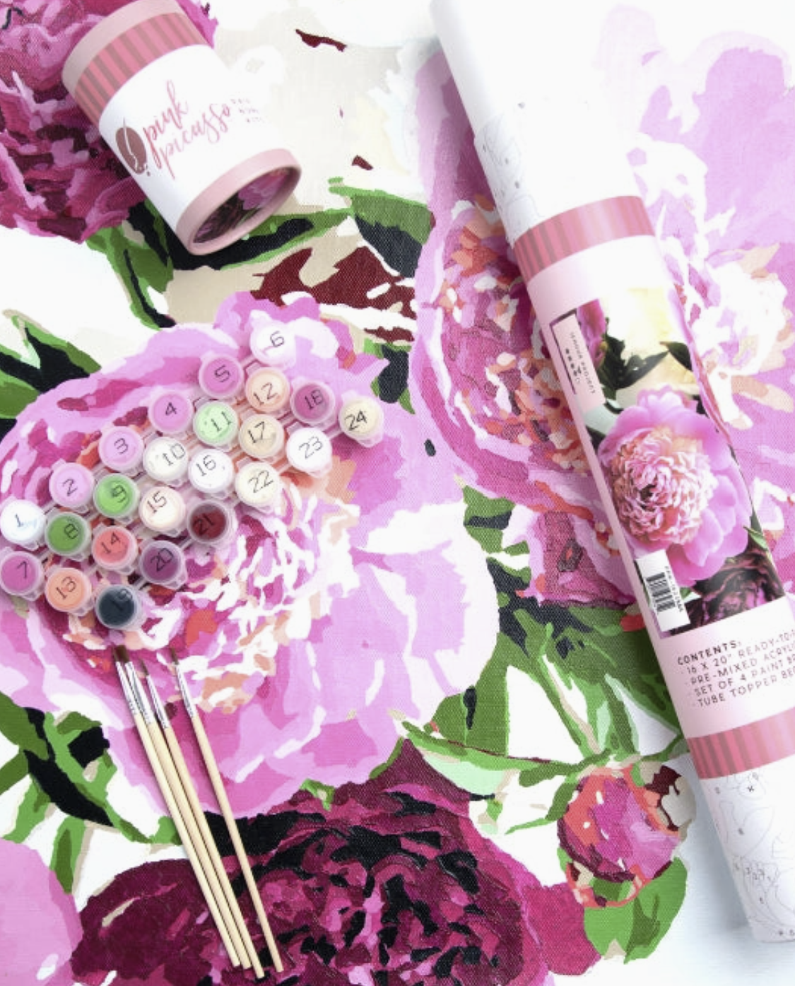 Pink Picasso Paint By Numbers