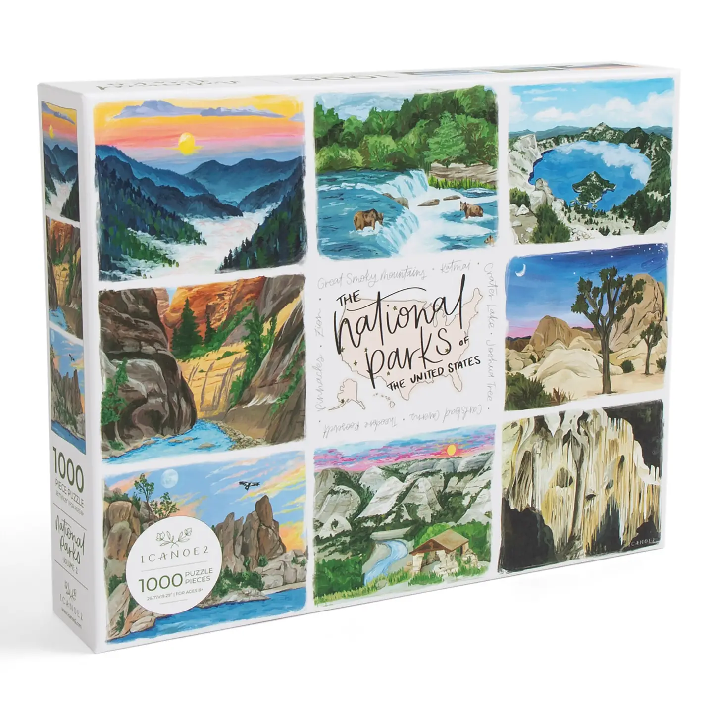 National Parks Jigsaw Puzzle (1,000 Pieces)