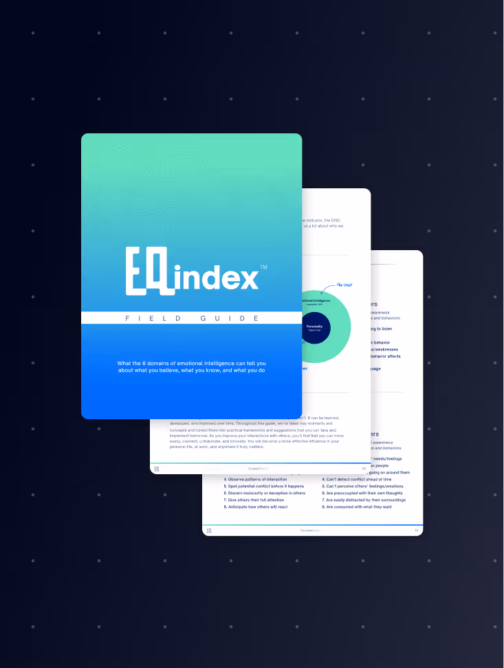 Cover of LeaderFactor's EQ Index Field Guide.