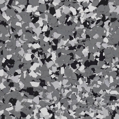 Charcoal flake finish