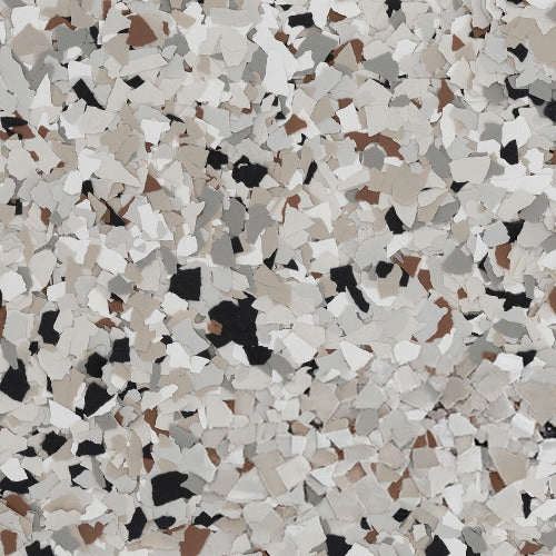 Shoreline flake finish