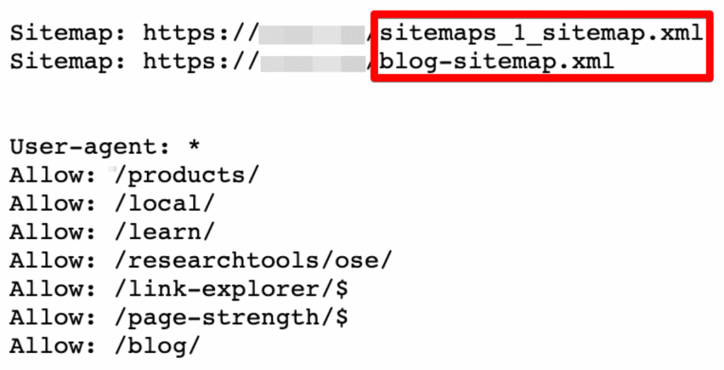 XML Directive in Robots.txt File